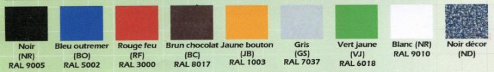gamme couleur